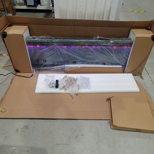 KENNEDY FIREPLACES COMMERCIAL SERIES SMART ELECTRIC IN WALL FIREPLACE (MODEL: EF-WM504 GY) image 5