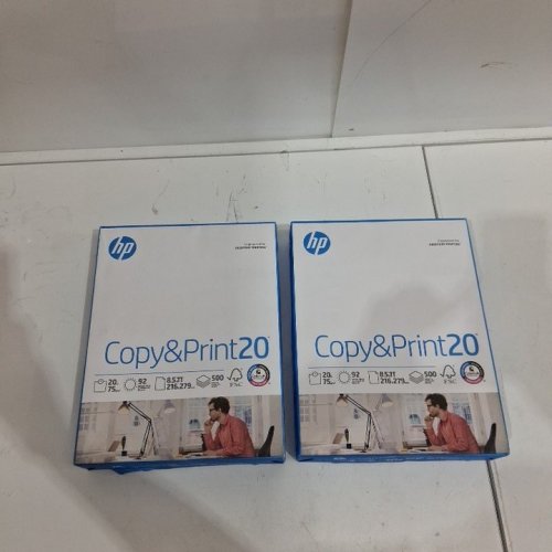 X2 500PK HP COPY & PRINT PRINTER PAPER - 8.5" X 11" - WHITE (MODEL: 200060) (1000 TOTAL) image 3