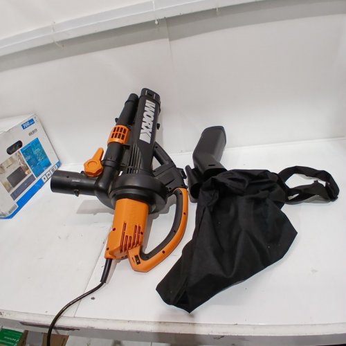WORX TRIVAC 3-IN-ONE BLOWER/MULCHER/VACUUM WITH METAL IMPELLER AND COLLECTION BAG - 12AMP - 120V (MODEL: WG509) image 2