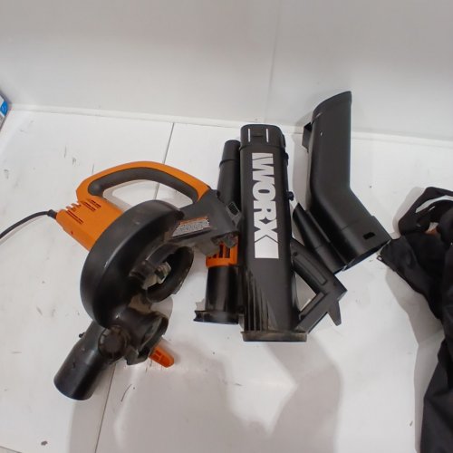 WORX TRIVAC 3-IN-ONE BLOWER/MULCHER/VACUUM WITH METAL IMPELLER AND COLLECTION BAG - 12AMP - 120V (MODEL: WG509) image 5