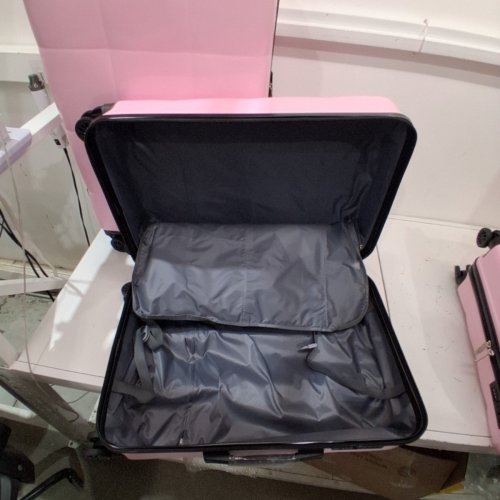 3PC AKLSVION DURABLE ROTATING LUGGAGE SET - 20"/24"/28" - PINK - (MODEL:AK-17) image 6
