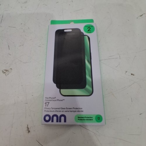 2PK ONN PRIVACY TEMPERED GLASS SCREEN PROTECTORS FOR IPHONE 17 (MODEL: IPHONE 17) image 3
