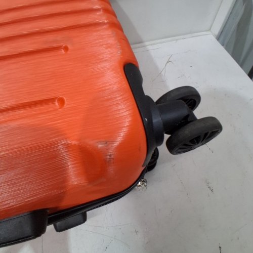 COOLIFE LUGGAGE SUITCASE PC+ABS WITH TSA LOCK SPINNER - 30" - ORANGE (MODEL: LUGGAGE981ABS) image 8