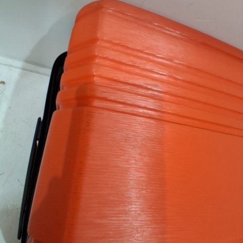 COOLIFE LUGGAGE SUITCASE PC+ABS WITH TSA LOCK SPINNER - 30" - ORANGE (MODEL: LUGGAGE981ABS) image 10