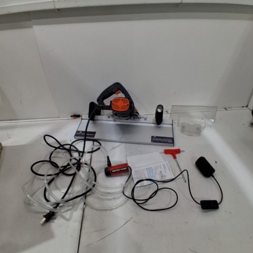 RAIZI BEVOLO CHAMFERING TILE BEVEL CUTTER MACHINE - 4.5" BLADE 1200W 13000RPM - GREY (MODEL: RZCC) image 3