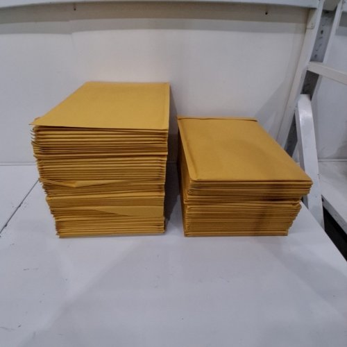 100PK KRAFT OFFICE BUBBLE MAILERS - 10.5" X 15.25" - YELLOW (MODEL: KBM10516-100) image 2