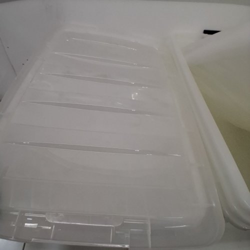 4PK IRIS STACK & PULL MULTI-PURPOSE STORAGE BINS/BOX - 72QT/EACH - CLEAR (MODEL: TB-62) image 3