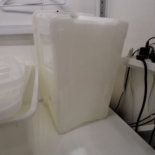 4PK IRIS STACK & PULL MULTI-PURPOSE STORAGE BINS/BOX - 72QT/EACH - CLEAR (MODEL: TB-62) image 6