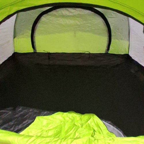 ELEVON LIGHTWEIGHT CAMPING TENT WITH CARRY BAG - 78" X 59" - BLACK / GREEN (STYLE: EL-T34) image 5