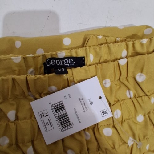 GEORGE POLKA DOT SKIRT - LARGE - MUSTARD YELLOW image 3