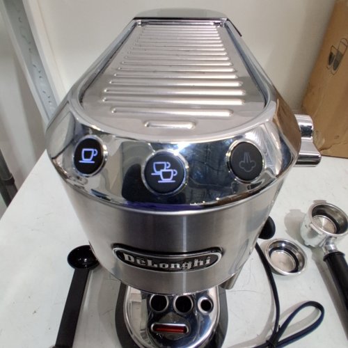 DELONGHI DEDICA 15-BAR ESPRESSO & CAPPUCCINO MAKER - STAINLESS STEEL (MODEL#: EC680M) image 2