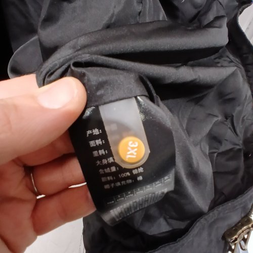ANYIELIEMO DOWN PUFFER COAT - 3XL - BLACK image 3