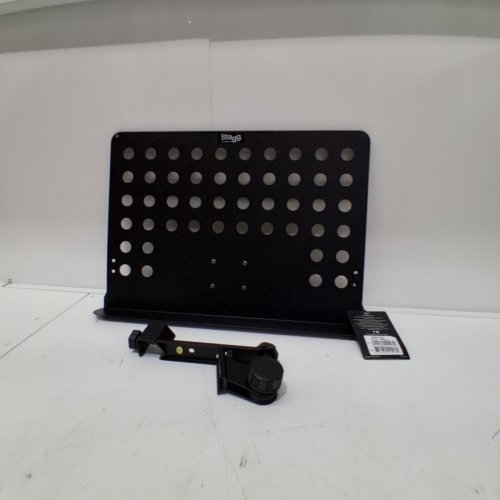 STAGG LARGE ATTACHABLE MUSIC STAND PLATE - 18.8" X 13.6" - BLACK (MODEL: MUS-ARM 2) image 2
