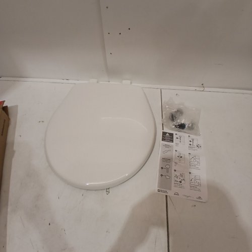 BEMIS PLASTIC ROUND TOILET SEAT - WHITE (MODEL: 730SLEC000) image 2