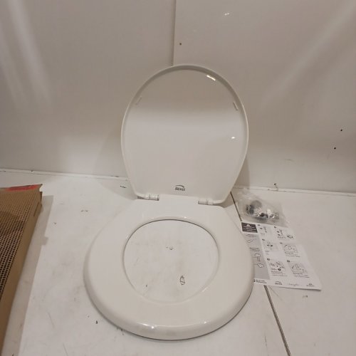 BEMIS PLASTIC ROUND TOILET SEAT - WHITE (MODEL: 730SLEC000) image 3