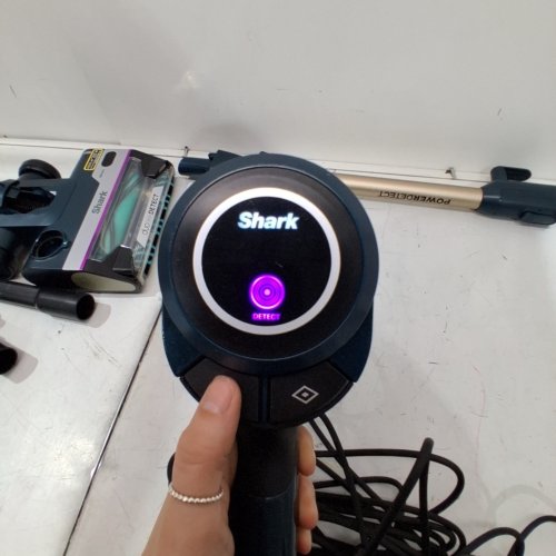 Shark POWERDETECT DUO CLEAN DETECT Ultra-Light Corded Stick Vacuum with DuoClean - TEAL/PURPLE (MODEL: HZ4000C) image 2
