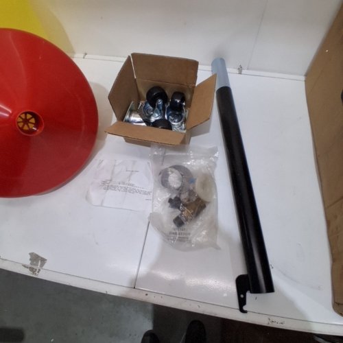 LISLE OIL LIFT DRAIN WITH WHEELS - 18 GAL - YELLOW/RED (MODEL: 17432) image 4