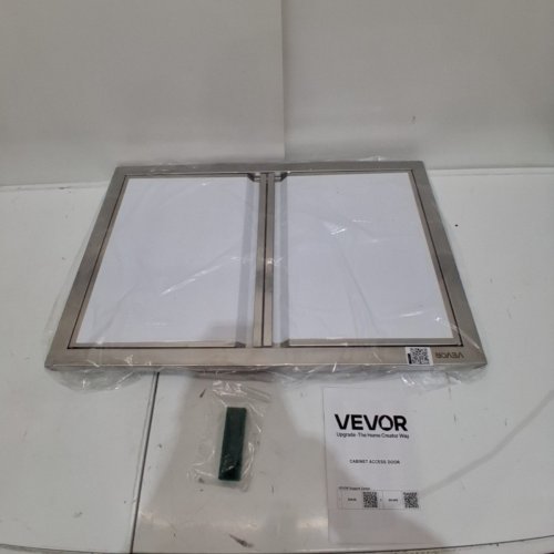 OUTDOOR STAINLESS STEEL VERTICAL BBQ CABINET DOOR - 16" X 26" - STEEL - (MODEL: BH-007) image 2