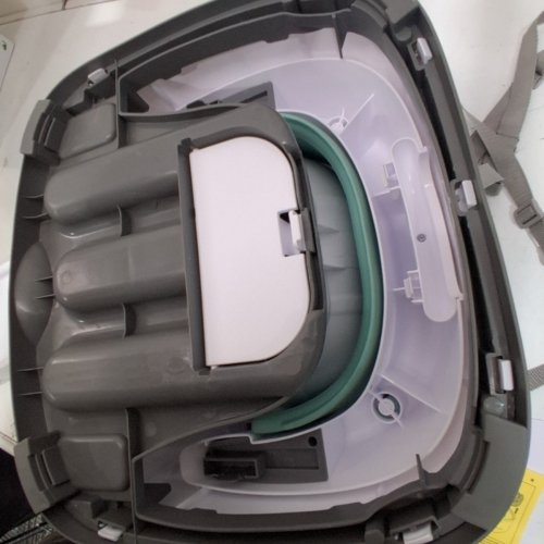 INGENUITY BABY BASE 2-IN-1 BOOSTER FEEDING AND FLOOR SEAT WITH SELF-STORING TRAY - MIST - (MODEL: ‎16728) image 3