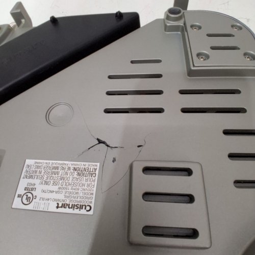 CUISINART GRIDDLER 5-IN-1 REVERSIBLE GRILL/GRIDDLE WITH NON-STICK PLATES - STAINLESS STEEL - (MODEL: CGR-4NC/CGR-4NEC) image 5