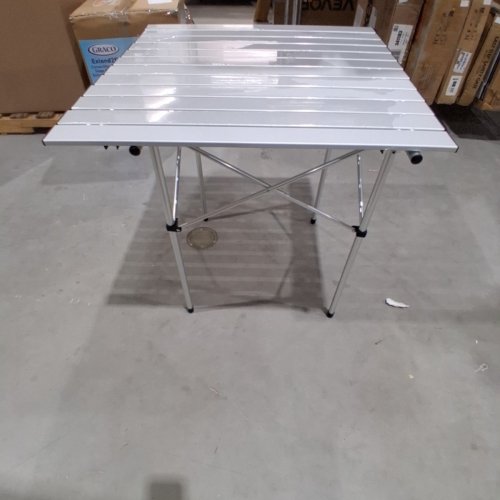 VEVOR LIGHTWEIGHT ALUMINUM FOLDING CAMPING TABLE WITH CARRY BAG, 27.6", SILVER (MODEL:GV-Z70) image 4