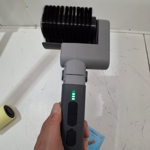 LEEBEIN ELECTRIC RECHARGABLE GRILL CLEANER BRUSH WITH 3 HEAD OPTIONS - BLACK (MODEL: LZ-8054A) image 2