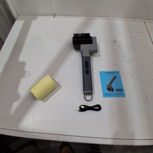 LEEBEIN ELECTRIC RECHARGABLE GRILL CLEANER BRUSH WITH 3 HEAD OPTIONS - BLACK (MODEL: LZ-8054A) image 3