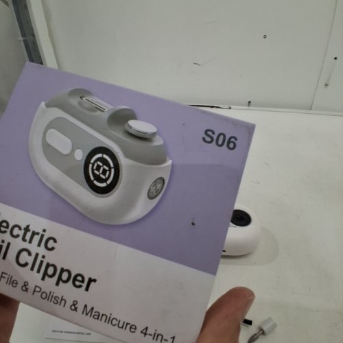 ELECTRIC NAIL CLIPPER - WHITE (MODEL: S06) image 3
