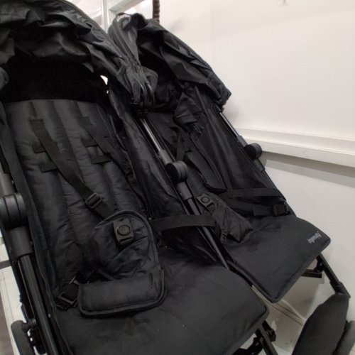 INGENUITY 3DLITE DOUBLE UMBRELLA STROLLER - 50LBS MAX - BLACK -(MODEL:31923) image 3