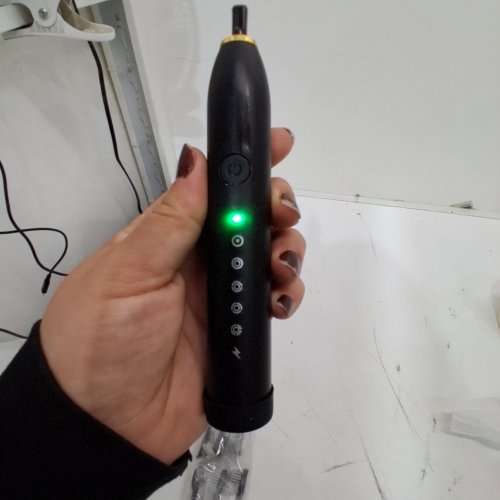 SONIC ELECTRIC TOOTHBRUSH WITH 6 BRUSH HEADS - BLACK (MODEL: X-3) image 2