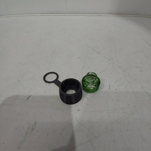 ONE TRICK PONY (OTP) CARTA ROCKULUS GLASS CARB CAP WITH SILICONE CARB CAP COVER - GREEN image 2