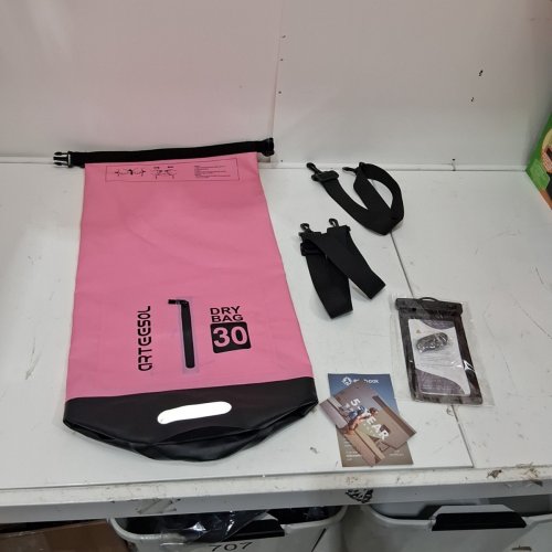 EARTH PAK WATERPROOF DRY BAG BACKPACK - 30 L - PINK image 2
