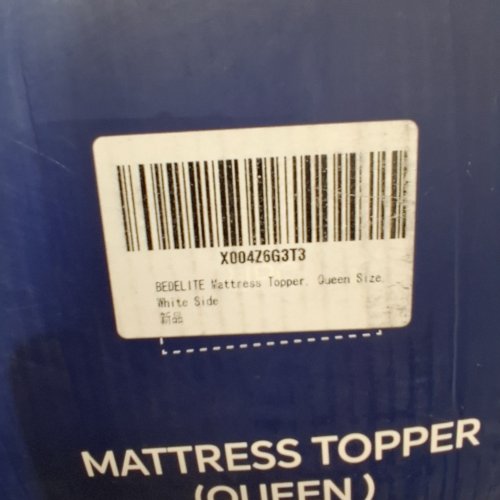 BEDELITE MATTRESS TOPPER WITH GEL FOAM - QUEEN image 4