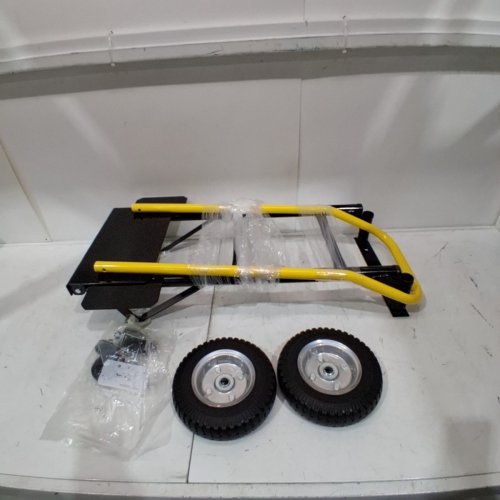 REDSWING 2 IN 1 CONVERTIBLE HAND TRUCK - 330LBS CAP - BLACK/YELLOW (MODEL:15033) image 2