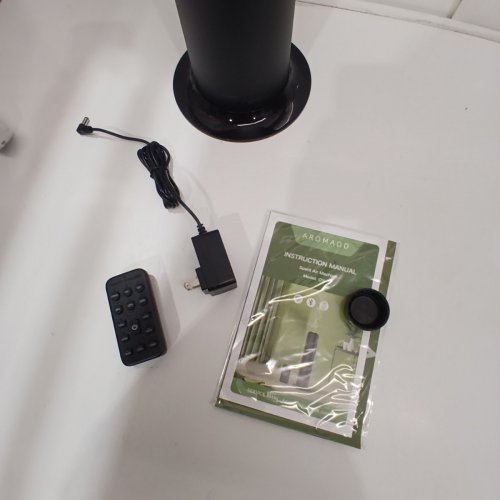 AROMADD STANDING HOTEL COLLECTION WATERLESS DIFFUSER - 2800 SQ.FT - 4.6" X 19.7" - BLACK image 5