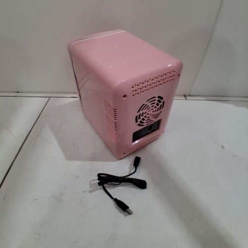 COMPACT PORTABLE ELECTRIC MINI FRIDGE COOLER - PINK image 5