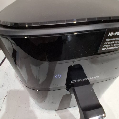 CHEFMAN COMPACT AIR FRYER WITH NONSTICK & DISHWASHER SAFE BASKET - 6QT - BLACK (MODEL: RJ38-6TW-BLACK-DS-CA) image 3