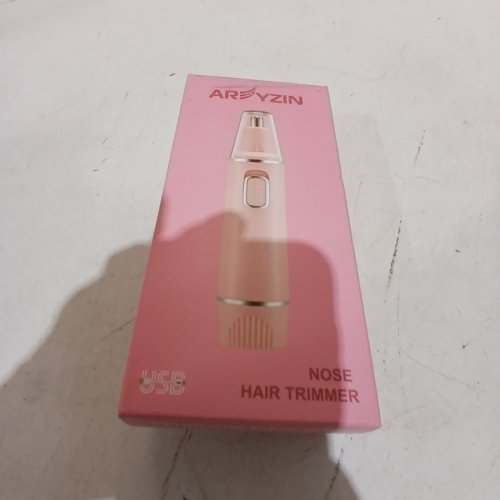 ARYZIN NOSE HAIR TRIMMER NASAL HAIR CLIPPERS - PINK image 3