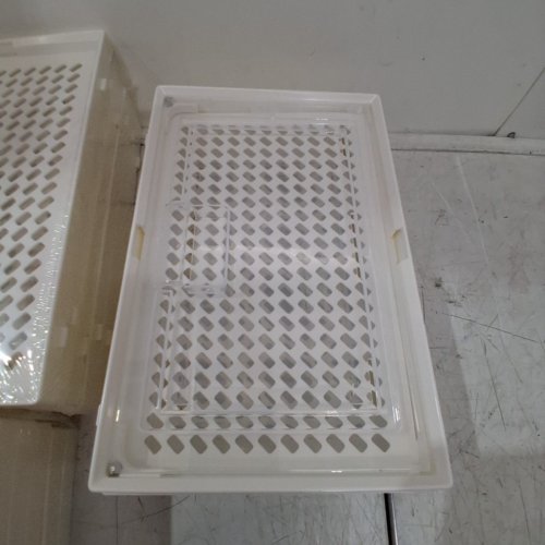 12PK OLLIE AEROBOX CLEAR PLASTIC DROP FRONT STACKABLE SHOE BOX ORGANIZER - XL (MODEL: OLB-044) image 3