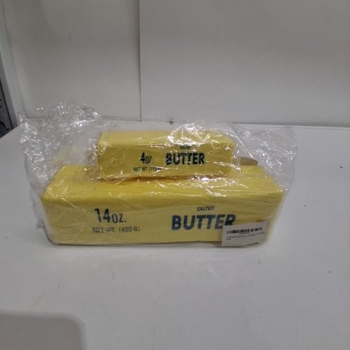 2PC SALTED BUTTER SQUISHY FIGET/SENSORY TOY - 14 OZ & 4 OZ - YELLOW image 2