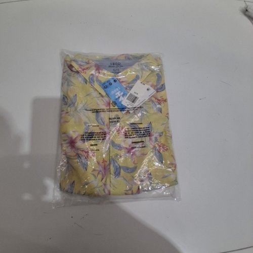 IZOD DOCKSIDE CHAMBRAY PRINTED BUTTON-UP SHIRT - EXTRA LARGE - YELLOW (STYLE: IZSJBL3R) image 2