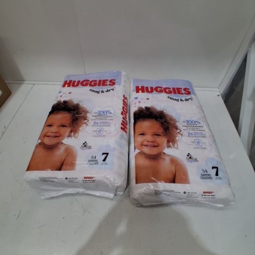 108PK HUGGIES SNUG & DRY BABY DIAPERS - SIZE 7 image 3