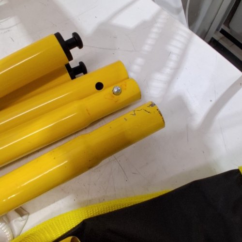 SKLZ QUICKSTAR SOCCER GOAL - 8FT X 5FT - WHITE/YELLOW/BLACK (MODEL: 1996707) image 4