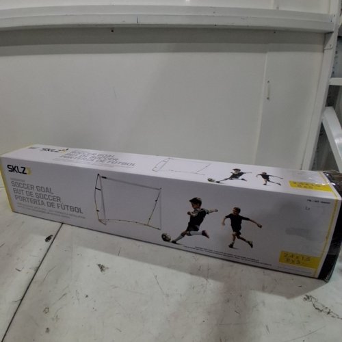 SKLZ QUICKSTAR SOCCER GOAL - 8FT X 5FT - WHITE/YELLOW/BLACK (MODEL: 1996707) image 7