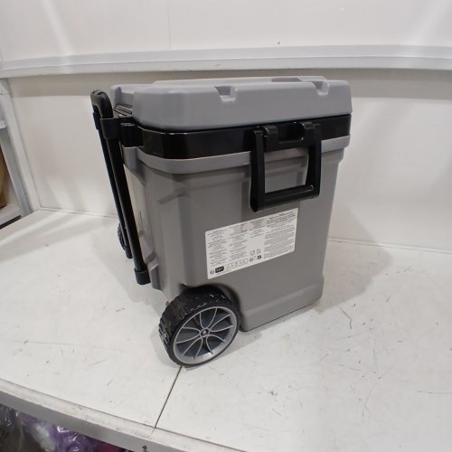 IGLOO MAXCOLD LATITUDE WHEELED ROLLER COOLER - 62QT/58L - GREY\WHITE - (MODEL: 1872193) image 4