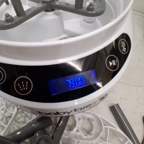BABYBREZZA 3-IN-1 BOTTLE WASHER PRO WASHER/STERILIZER/DRYER - HOLDS 4 BOTTLES - BLACK/WHITE (MODEL: BRZ0103) image 2