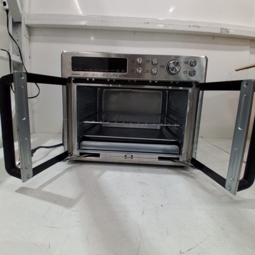 MIDEA FRENCH DOOR 10-IN-1 AIR FRYER TOASTER OVEN - 1750W - 26.4QT CAPACITY - STAINLESS STEEL (MODEL: MET26C3AST) image 3