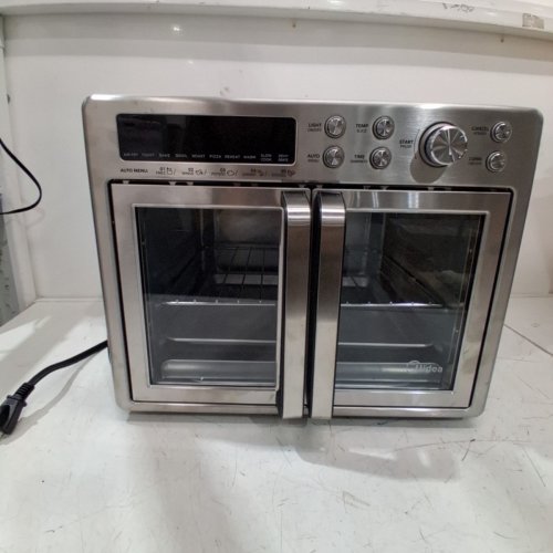 MIDEA FRENCH DOOR 10-IN-1 AIR FRYER TOASTER OVEN - 1750W - 26.4QT CAPACITY - STAINLESS STEEL (MODEL: MET26C3AST) image 5