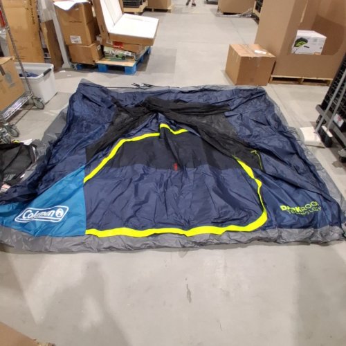 COLEMANS 6 PERSON SKYDOME DARKROOM TENT - 9FT X 3FT - BLUE image 2