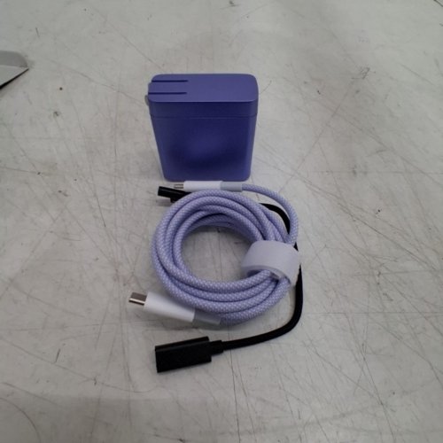 EG EVGOER 2-IN-1 SURFACE & USB-C CHARGER FOR LAPTOP AND PHONE - 65W - 8FT CABLE - PURPLE image 4